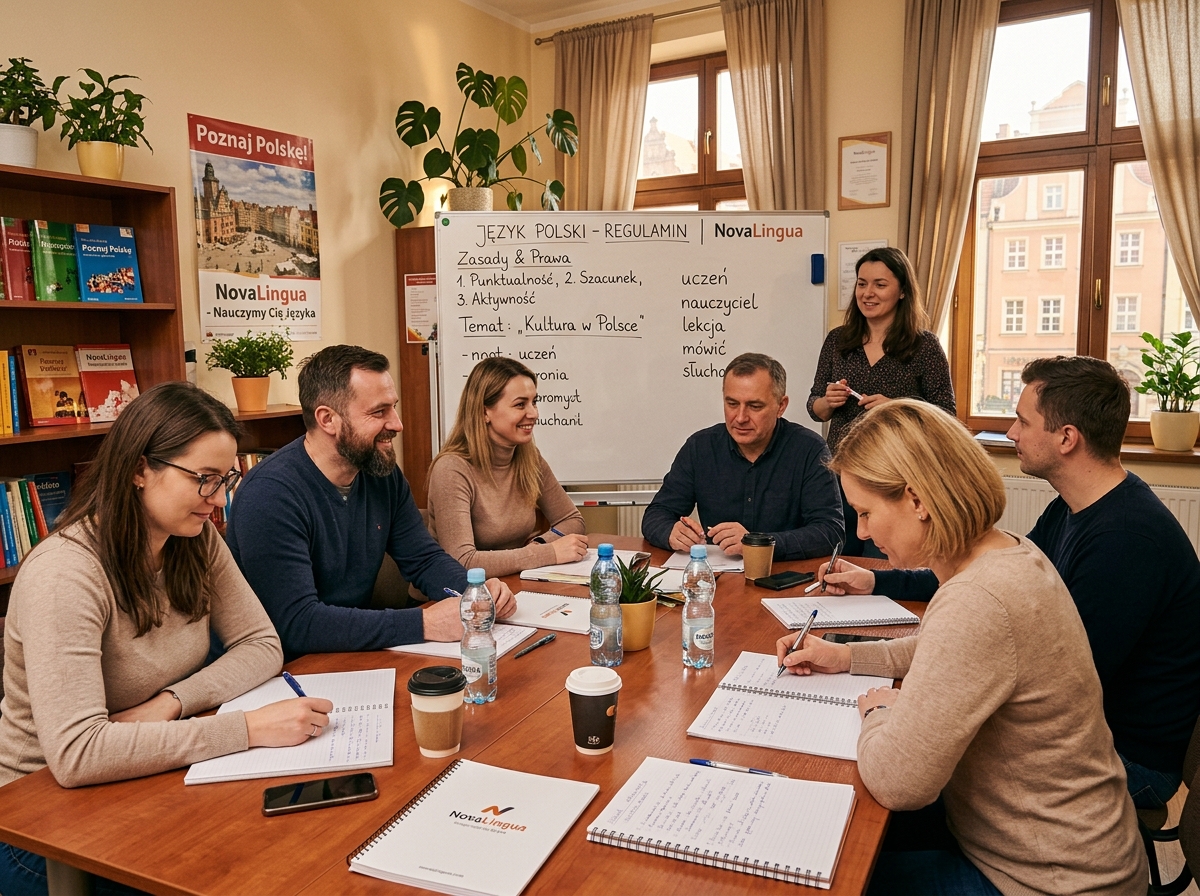 Zajęcia grupowe w szkole NovaLingua