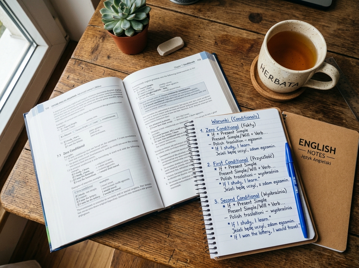 Kurs angielskiego — materiały i notebook